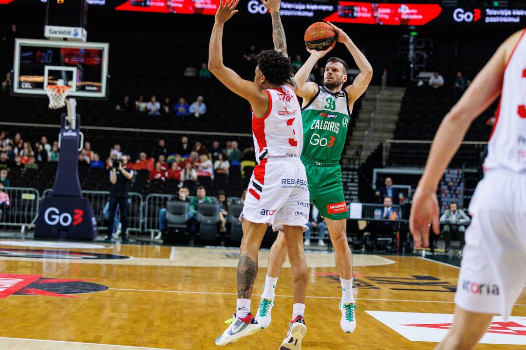 LKL: Kauno „Žalgiris“ – Mažeikių „M Basket–Delamode“ 95:68