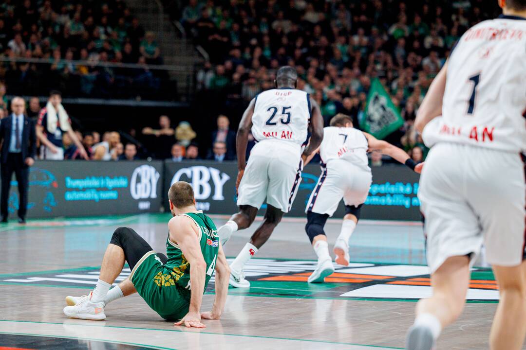 Eurolyga: Kauno „Žalgiris“ – Milano „Emporio Armani“ 87:89