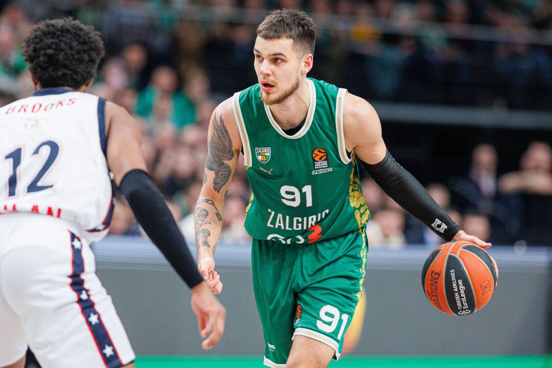 Eurolyga: Kauno „Žalgiris“ – Milano „Emporio Armani“ 87:89