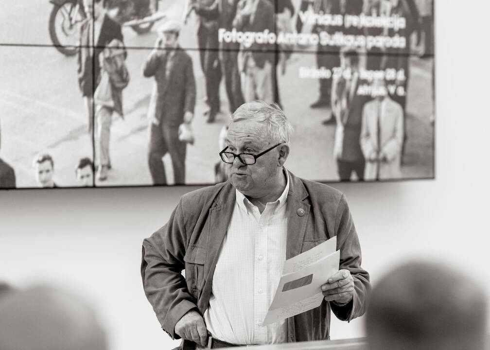 Fotografo A. Sutkaus parodos atidarymas