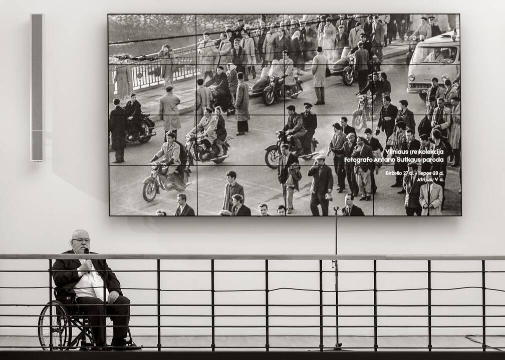 Fotografo A. Sutkaus parodos atidarymas