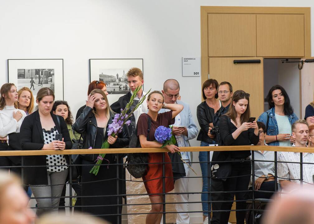 Fotografo A. Sutkaus parodos atidarymas