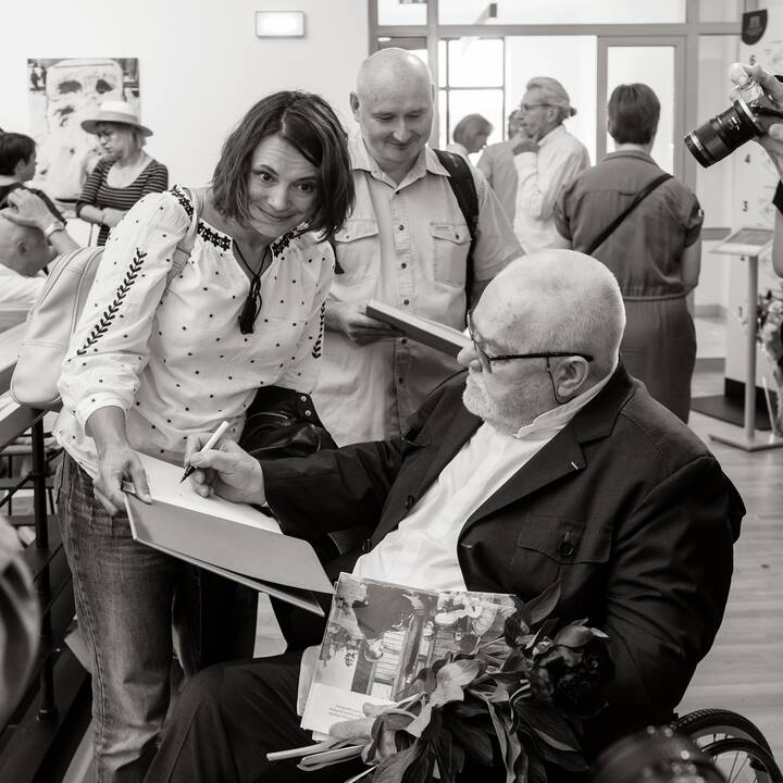 Fotografo A. Sutkaus parodos atidarymas