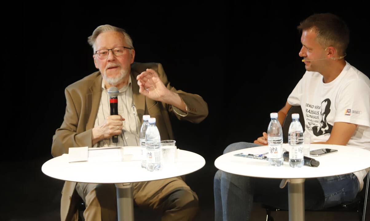 Vytautas Landsbergis ir Andrius Tapinas