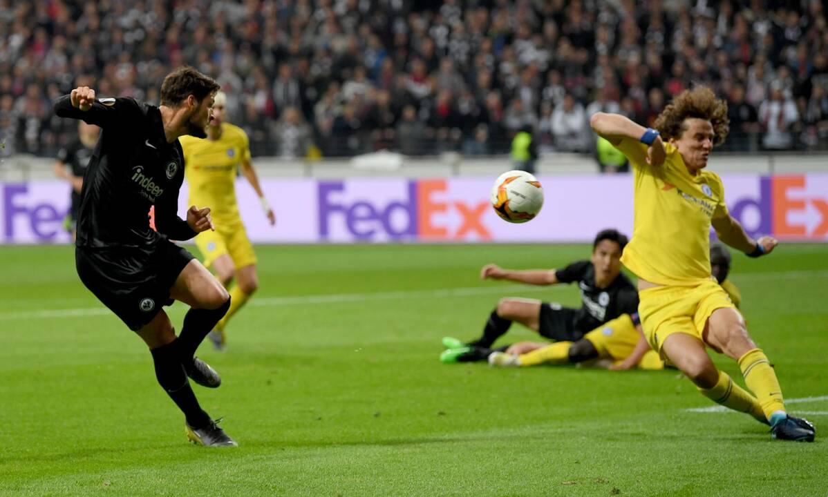 Europos lygos pusfinalis – Londono „Chelsea“ neįveikė Frankfurto klubo