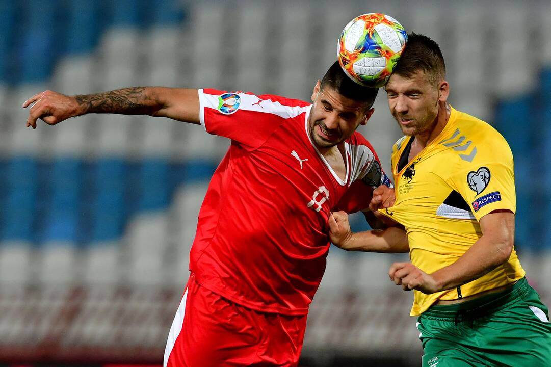 Europos futbolo čempionato atranka: Serbija – Lietuva 4:1