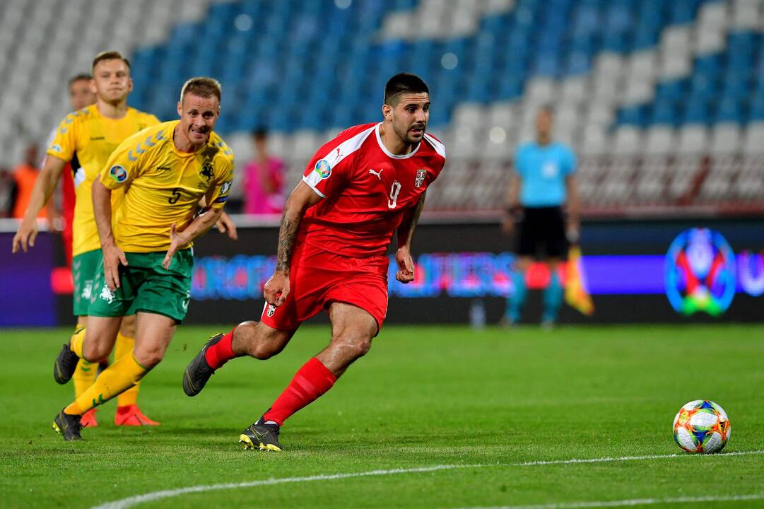Europos futbolo čempionato atranka: Serbija – Lietuva 4:1