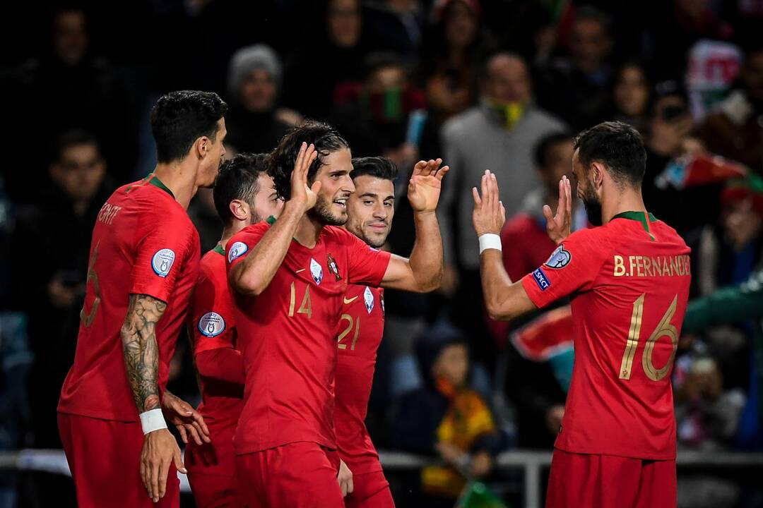 Europos futbolo čempionato atranka: Portugalija – Lietuva 6:0