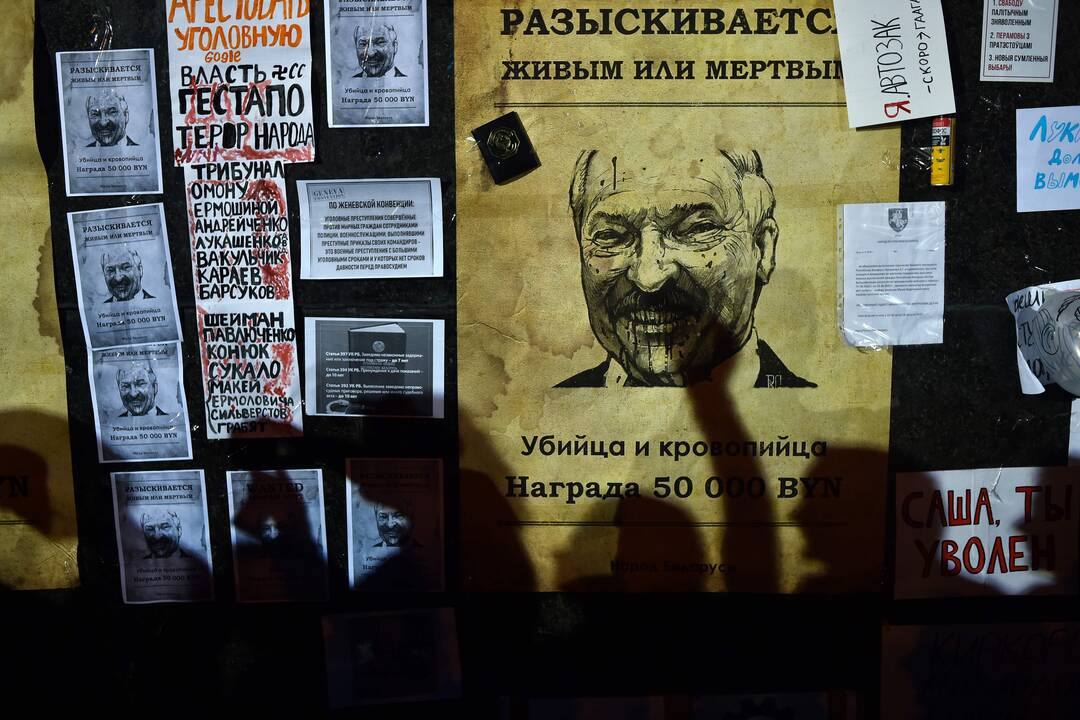 A. Lukašenkos priešininkų mitingas Minske