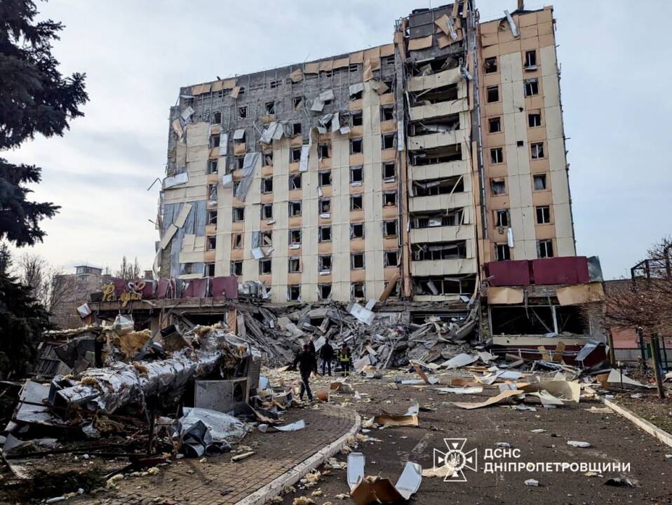 Per Rusijos ataką Kryvyj Rihe žuvo mažiausiai 3 žmonės