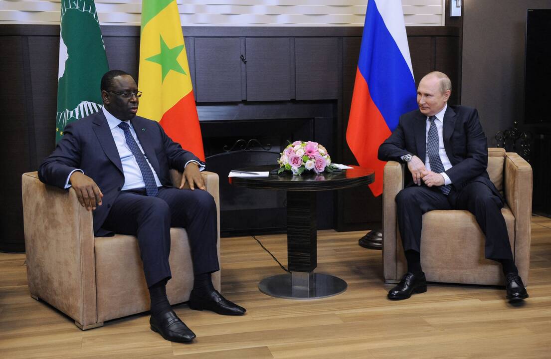  Macky Sallas ir Vladimiras Putinas