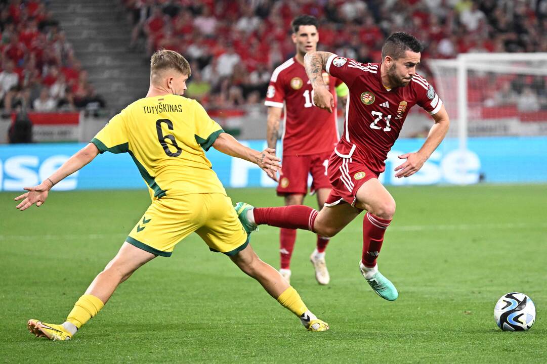 Europos futbolo čempionato atranka: Vengrija – Lietuva 2:0