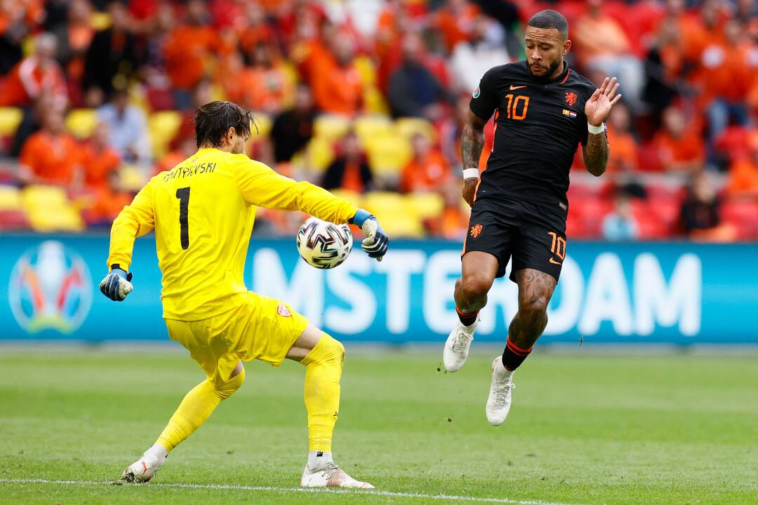 Europos futbolo čempionatas: Šiaurės Makedonija–Nyderlandai 0:3