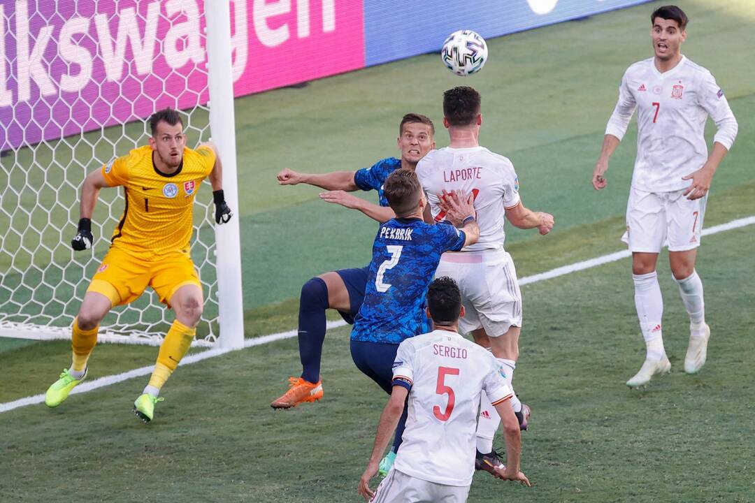 Europos futbolo čempionatas: Slovakija–Ispanija 0:5