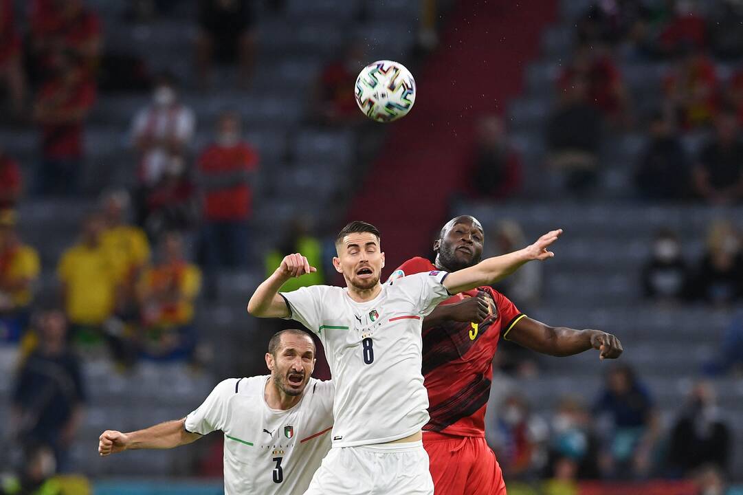Euro 2020 ketvirtfinalis: Belgija – Italija 1:2