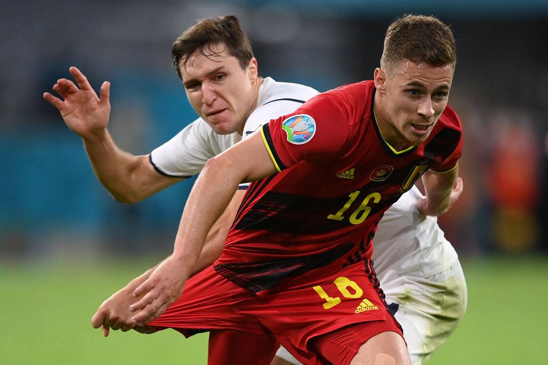 Euro 2020 ketvirtfinalis: Belgija – Italija 1:2