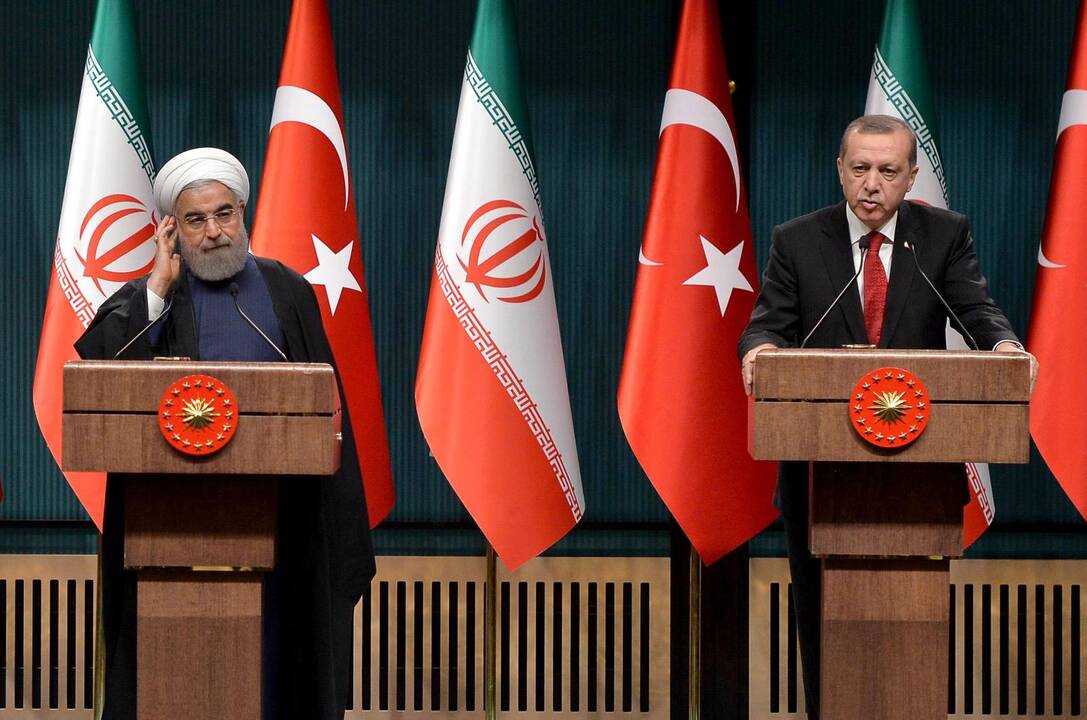Irano ir Turkijos prezidentai aptaria galimybes skatinti prekybą