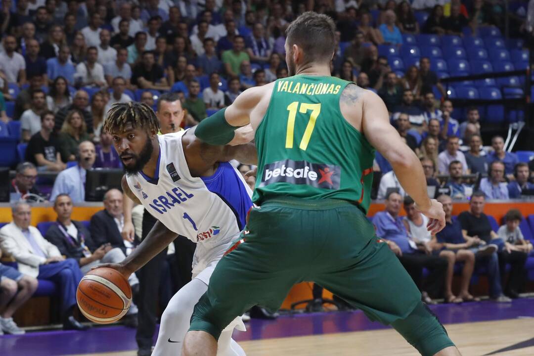 Europos krepšinio čempionatas: Lietuva - Izraelis 88:73