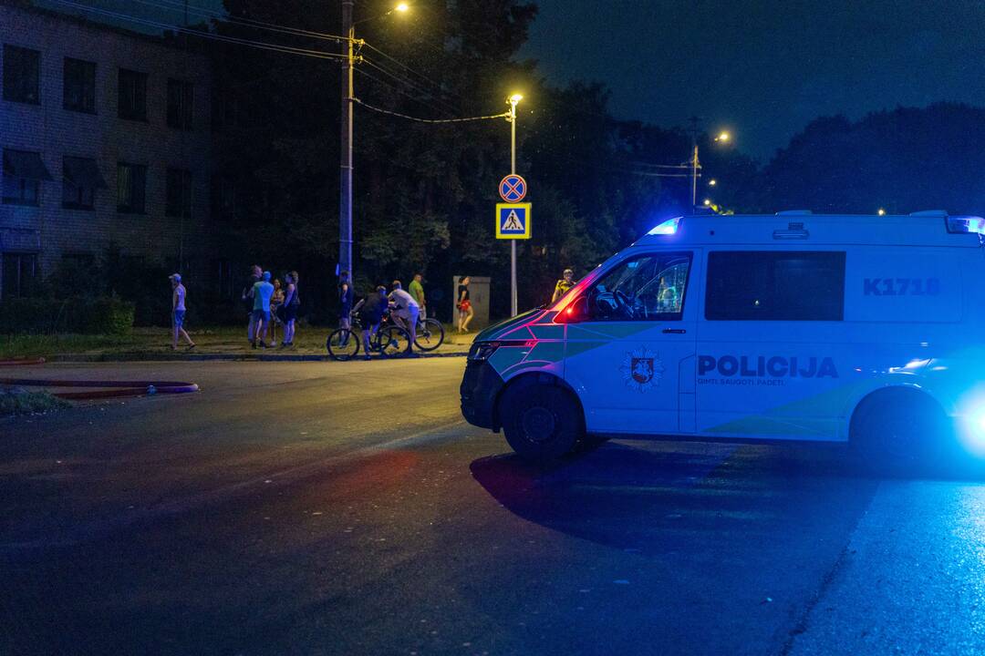 Didelis gaisras Piliakalnio gatvėje