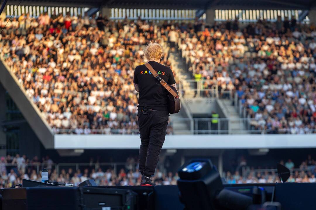 E. Sheerano koncertas Dariaus ir Girėno stadione