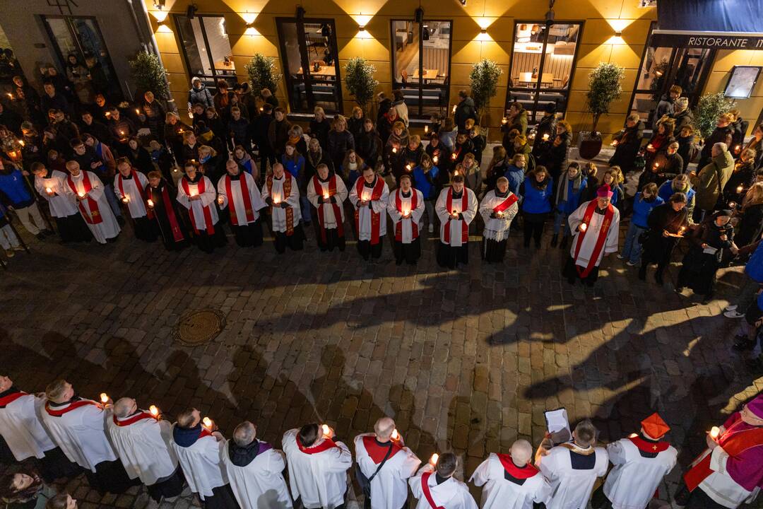 Kryžiaus kelio procesija Kaune