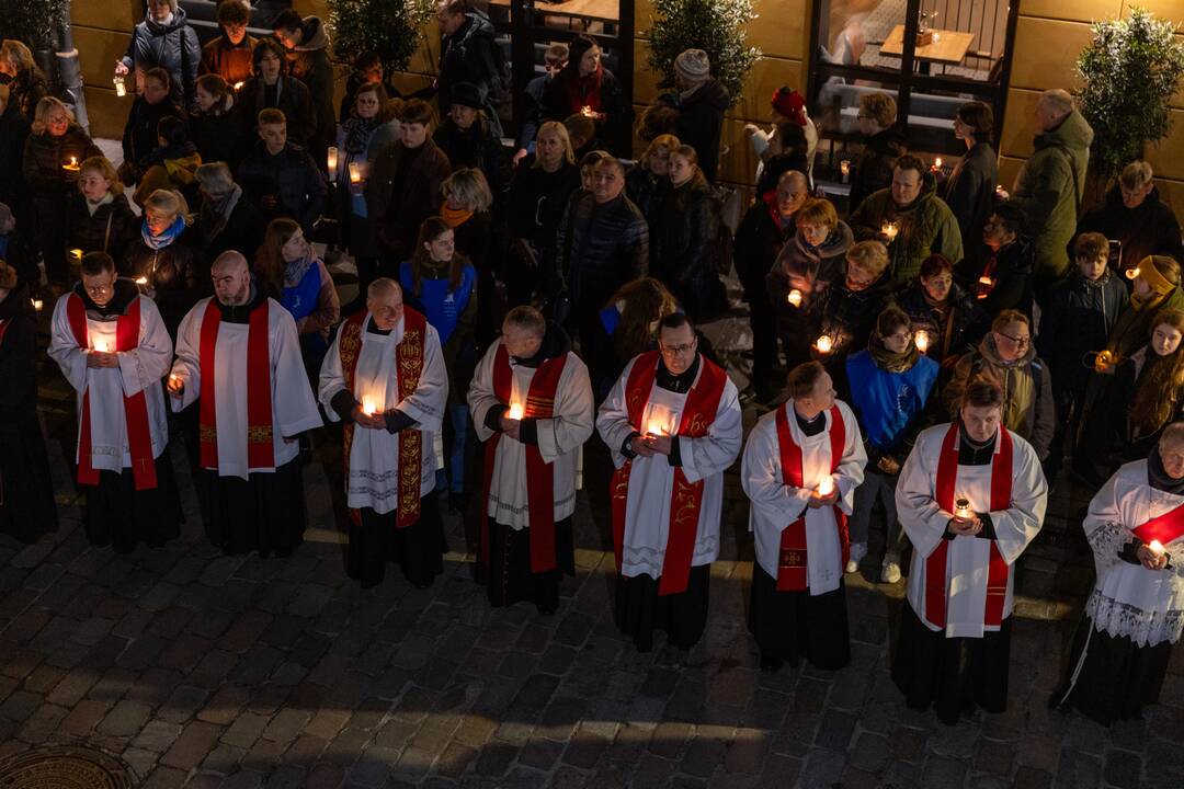 Kryžiaus kelio procesija Kaune