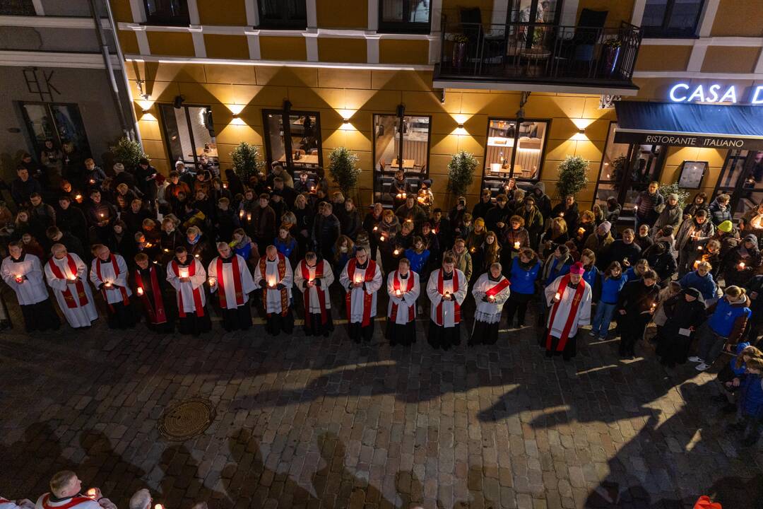 Kryžiaus kelio procesija Kaune