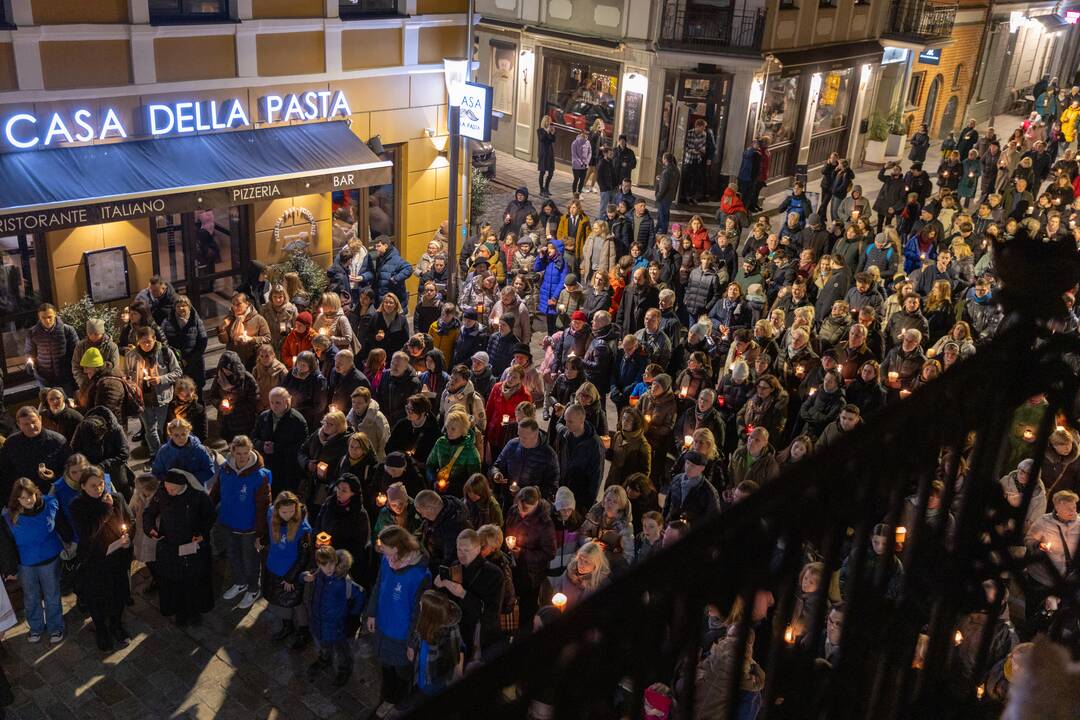 Kryžiaus kelio procesija Kaune