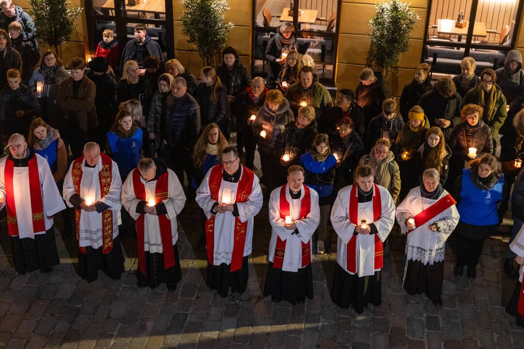 Kryžiaus kelio procesija Kaune