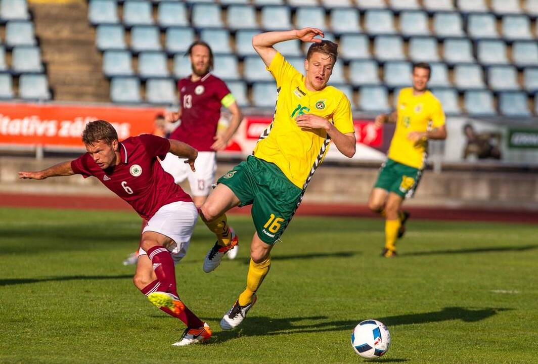 Baltijos futbolo taurė: Latvija - Lietuva 2:1