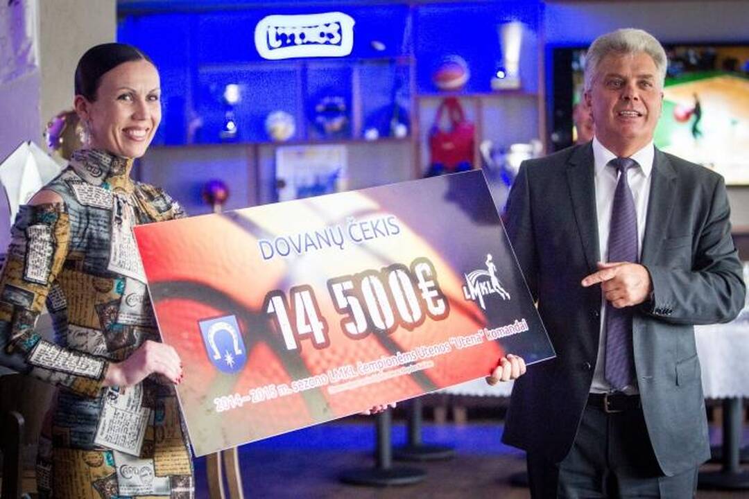 LMKL čempionėms – solidi savivaldybės premija ir mero padėkos žodžiai