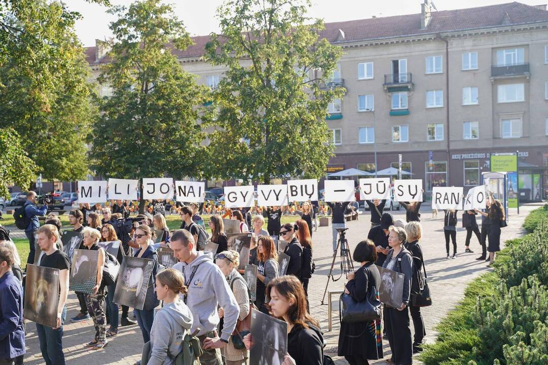 Protestas prie Seimo