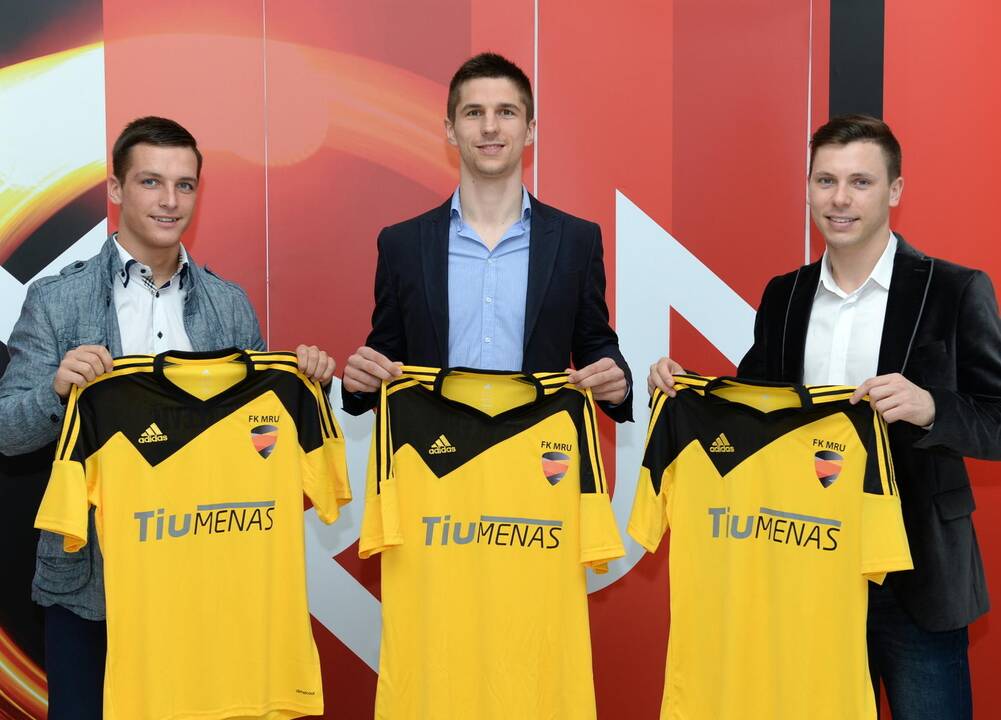Ambicinga Vilniaus FK „MRU“ komanda sieks prizinės vietos LFF I lygoje