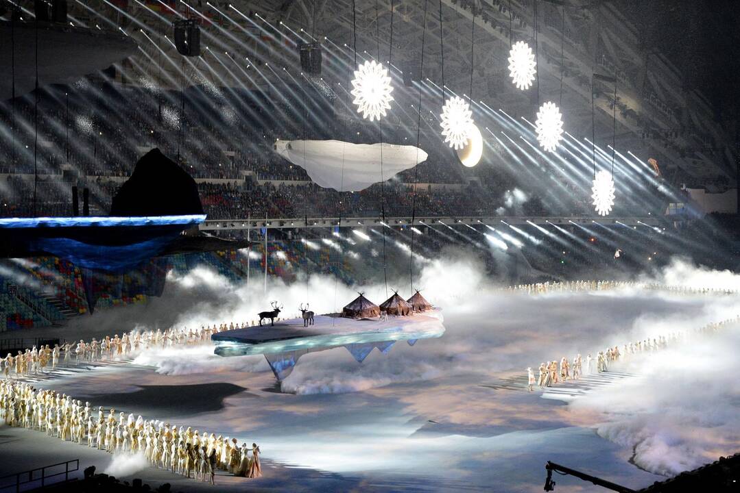 Sočio olimpinių žaidynių atidarymo ceremonija