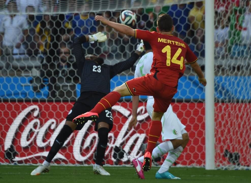 Pasaulio futbolo čempionatas: Belgija - Alžyras