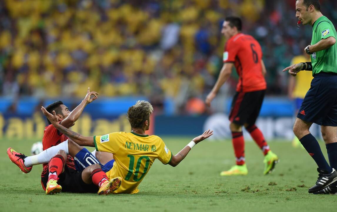 Pasaulio futbolo čempionatas: Brazilija - Meksika