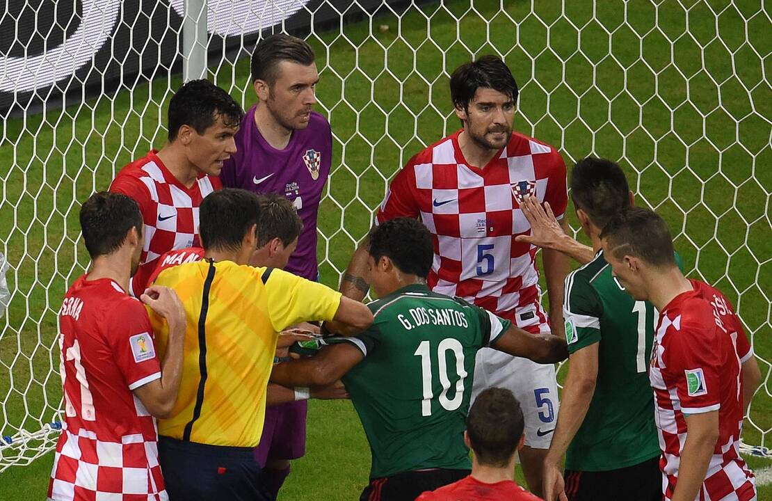 Pasaulio futbolo čempionatas: Kroatija - Meksika