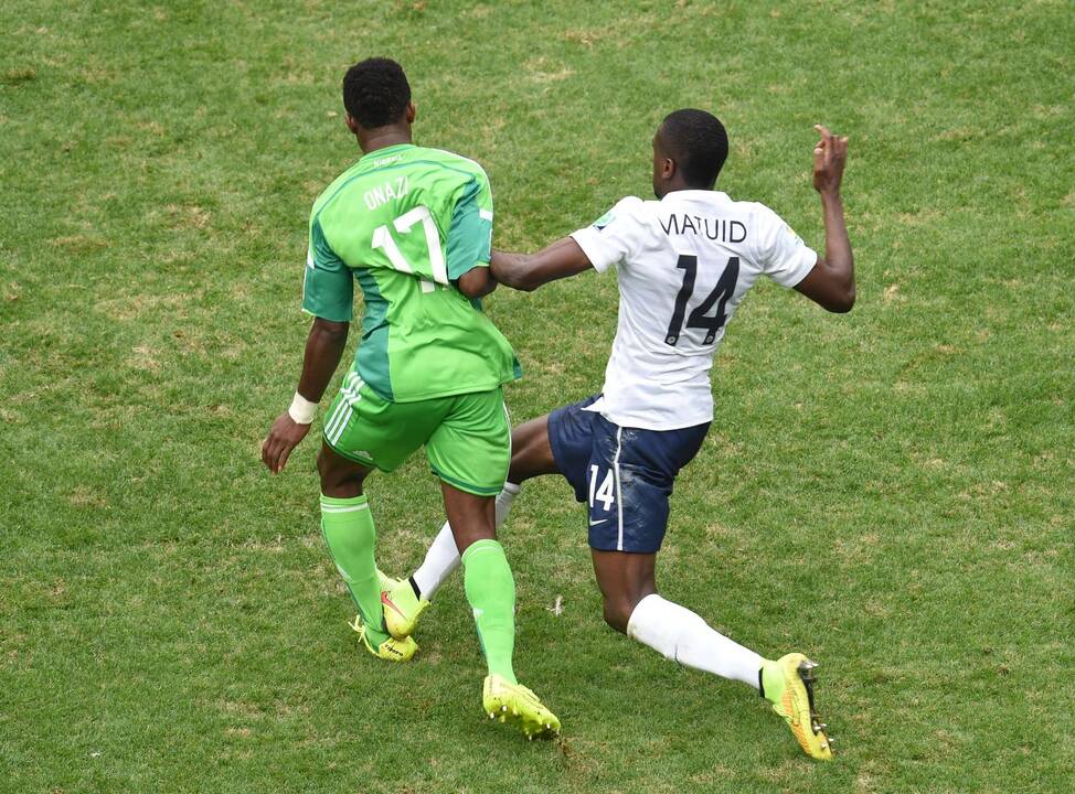 Pasaulio futbolo čempionatas: Prancūzija - Nigerija