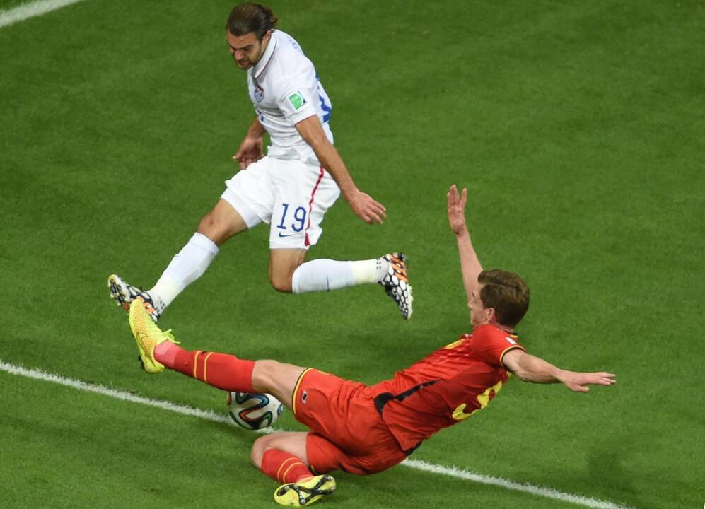 Pasaulio futbolo čempionatas: Belgija - JAV