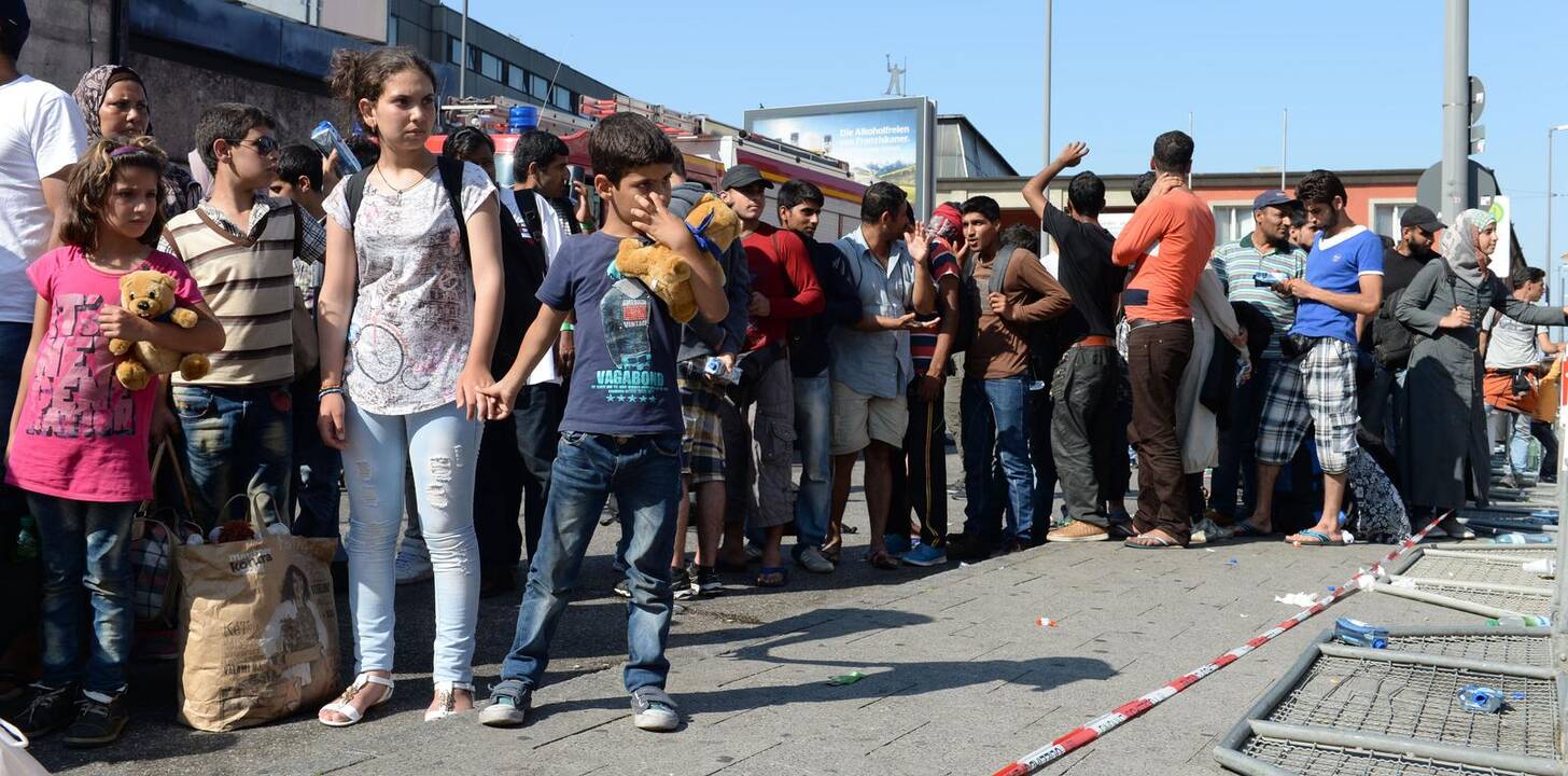 Į Vokietijos pietus per sieną antradienį atvyko 3500 migrantų