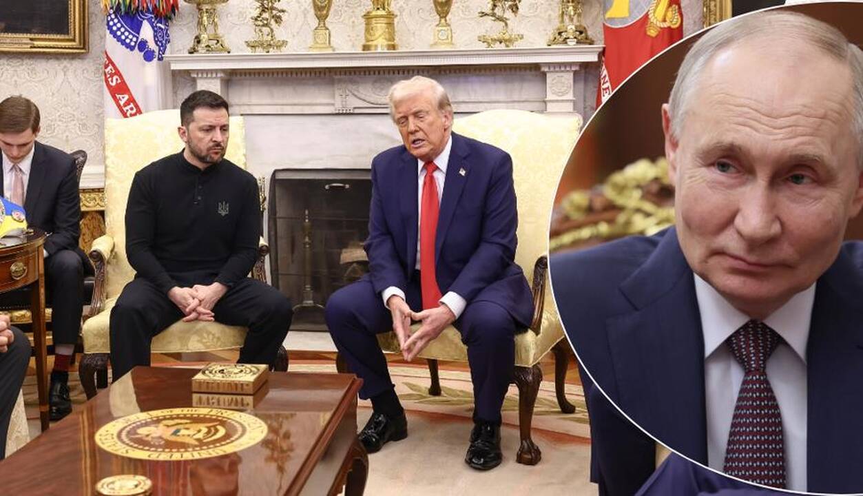 Putino patarėjas sureagavo į Trumpo ir Zelenskio ginčą  