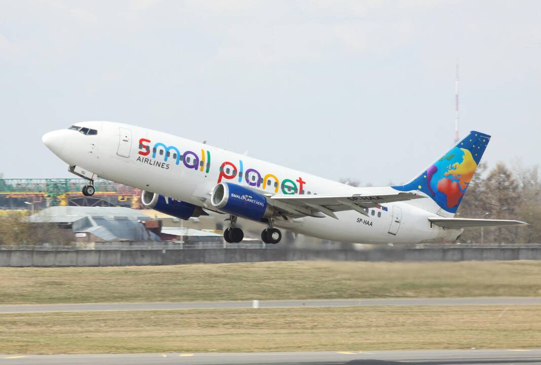 „Small Planet Airlines“ iš Šarm aš Šeicho parskraidino dar 170 turistų