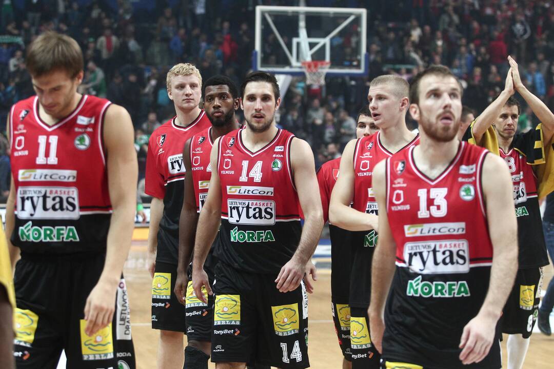 Tragiškai mačo pabaigą sužaidęs "Lietuvos rytas" suklupo Belgijoje