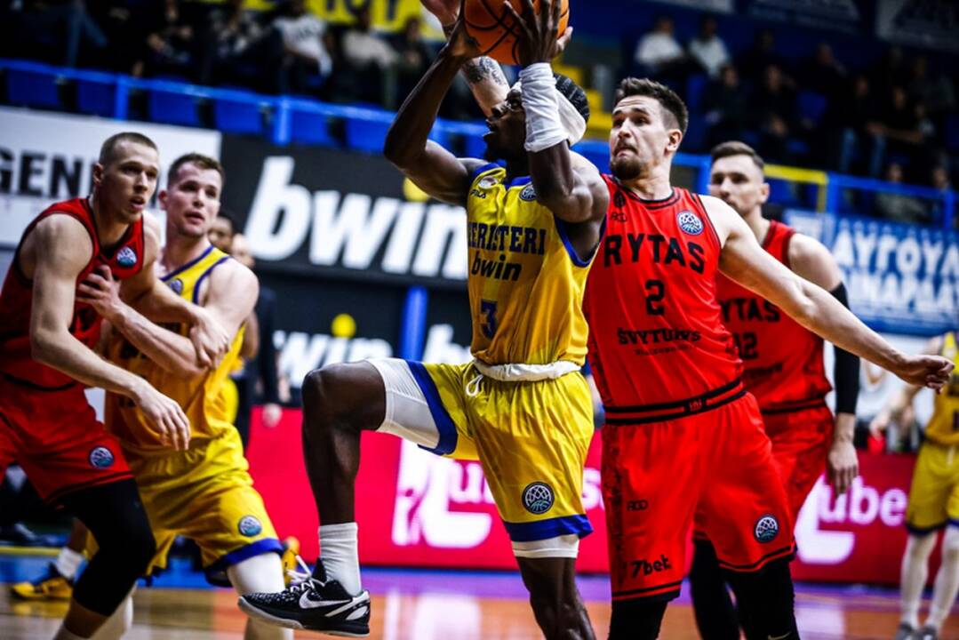 V.  			 Spanoulio ekipą palaužęs „Rytas“ iškovojo svarbią pergalę Atėnuose