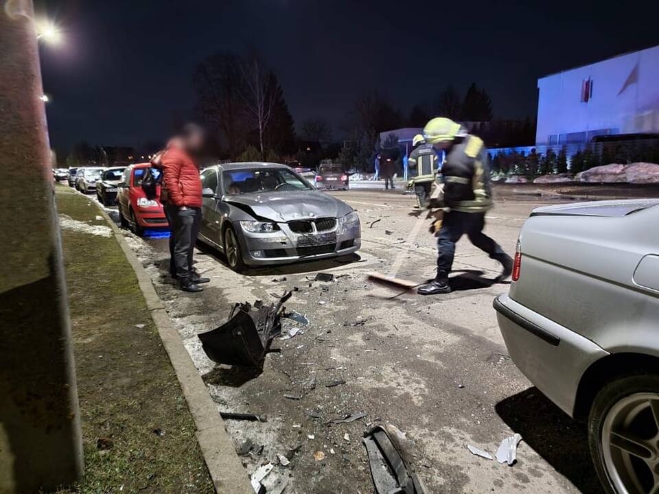 Stipri avarija Baltijos gatvėje