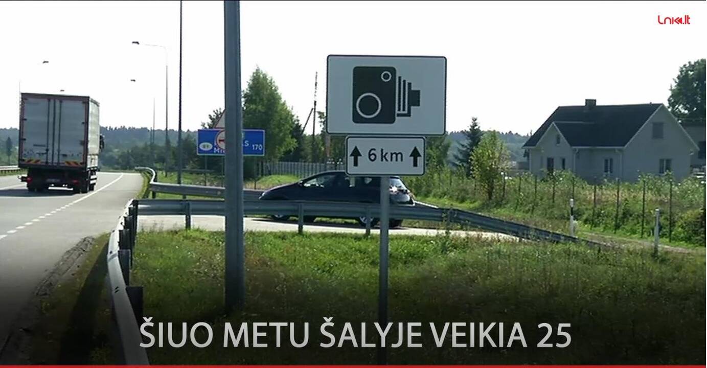 Greičio mėgėjams: vidutinio greičio matuokliai veikia