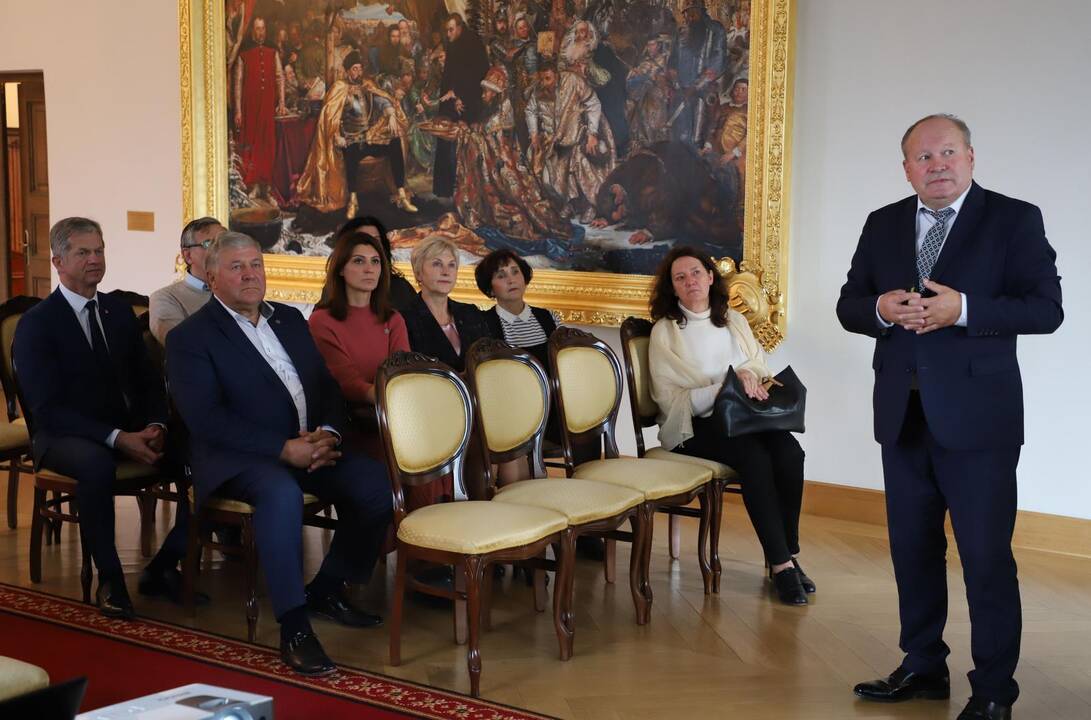 Šiaulių rajono savivaldybės vizitas Kauno rajone