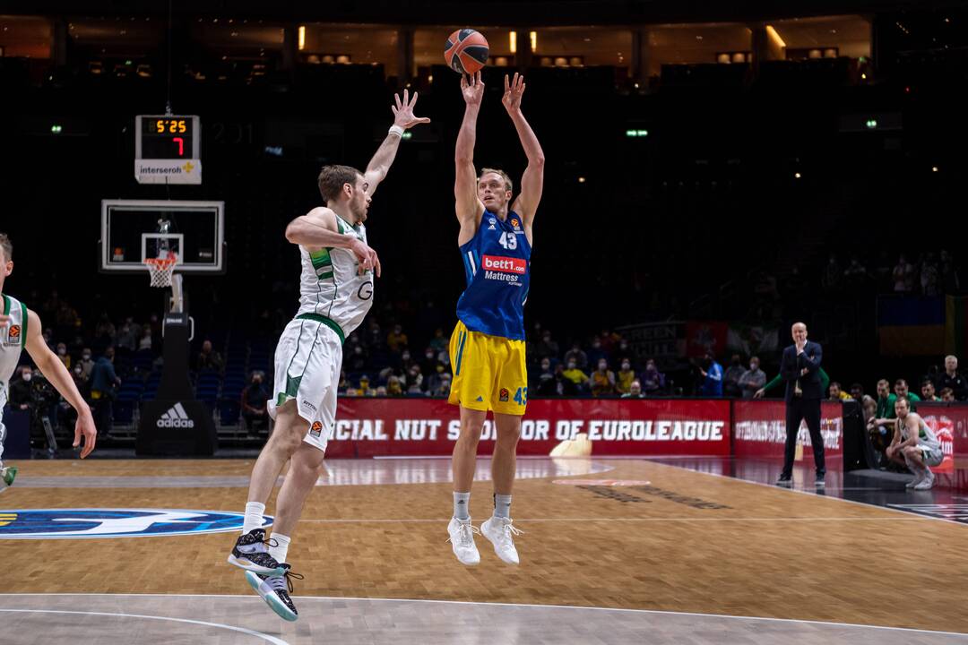 Eurolyga: Berlyno ALBA – Kauno „Žalgiris“ 82:74