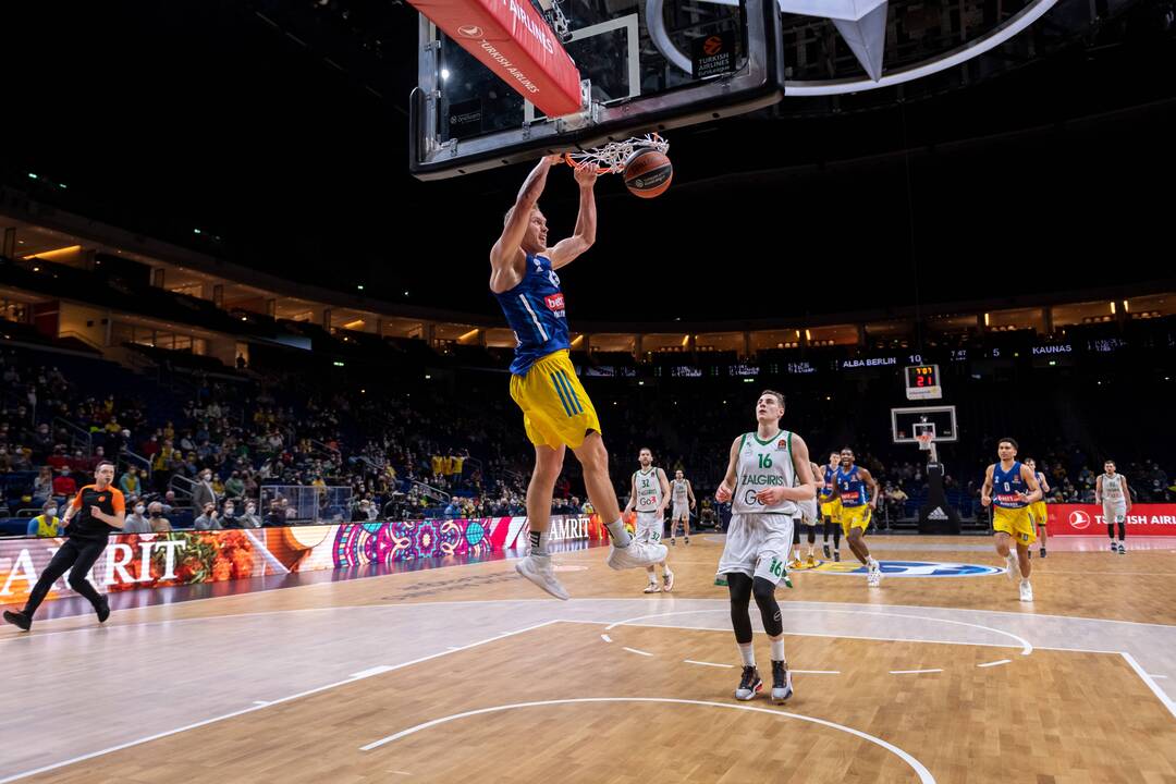 Eurolyga: Berlyno ALBA – Kauno „Žalgiris“ 82:74