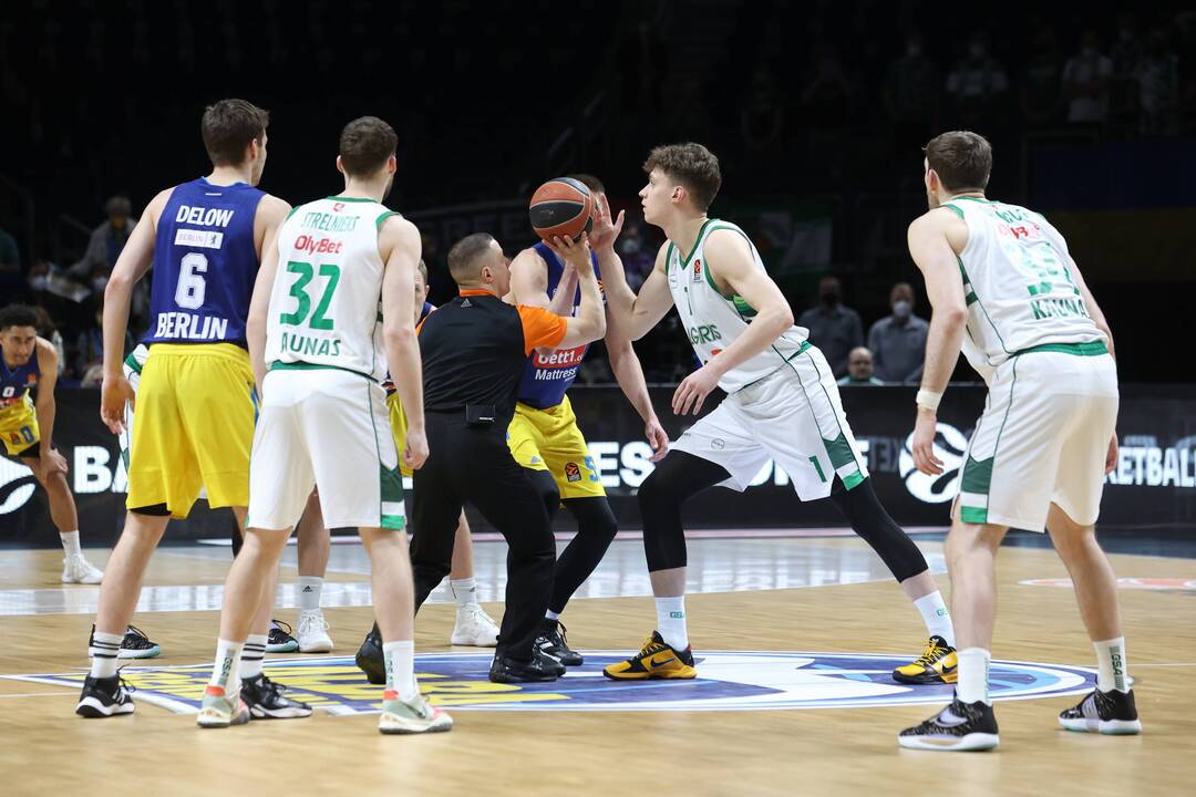 Eurolyga: Berlyno ALBA – Kauno „Žalgiris“ 82:74